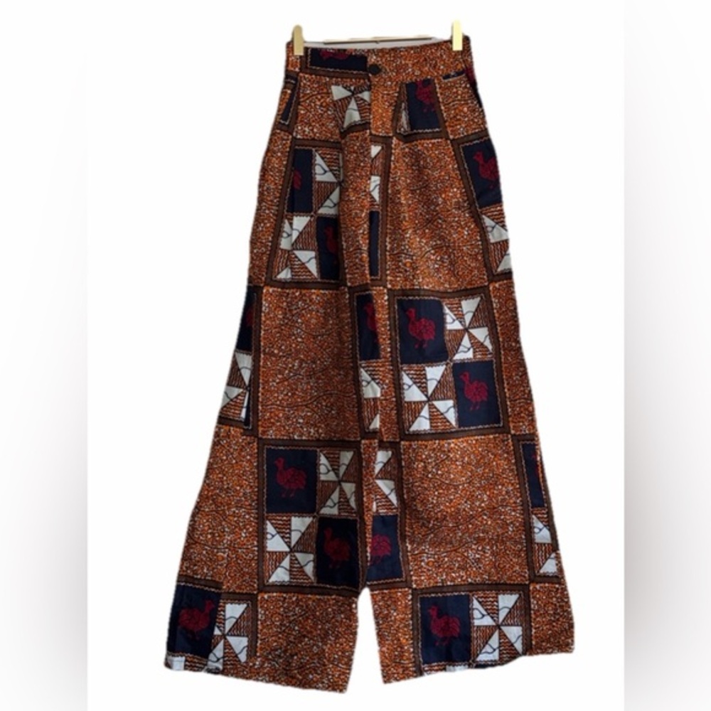 Grass-Fields African Brand Wide Leg Trousers Sz. 8 (US4)